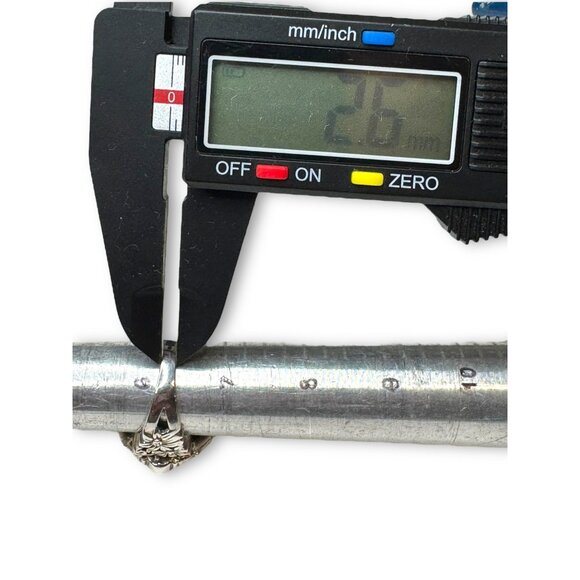 Sterling Silver Multi-Stone Ring Turquoise Lapis Purple Spiny Oyster - Picture 10 of 14